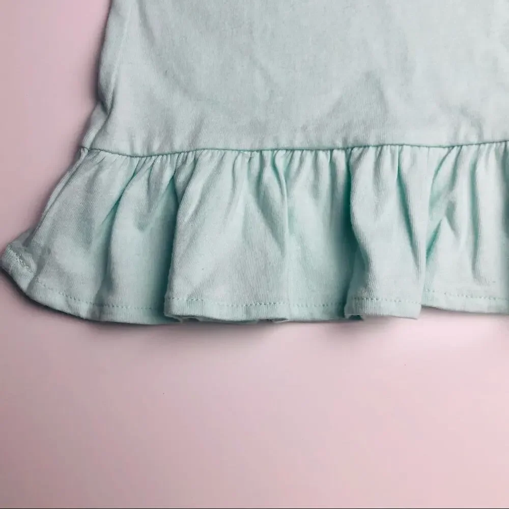 Baby Gap Mint Green Baby Graphic Top Sz 18-24M